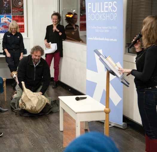 Brave marine biologist to the rescue!